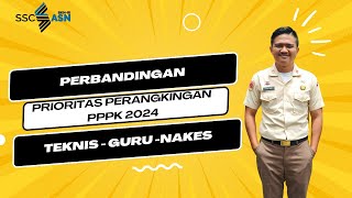 🔸 Prioritas Perangkingan Seleksi PPPK 2024