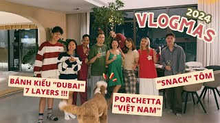 VLOGMAS 24 - Ep.2 : TIỆC GIÁNG SINH - Bánh \