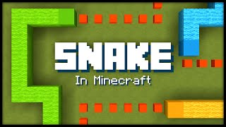 I made Multiplayer Snake in Minecraft... (like slither.io) [Datapack]