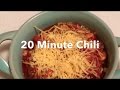 20 Minute Chili (Pressure Cooker)