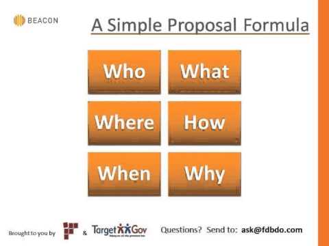 Government Proposal Writing 101 Government Proposal Writing 101