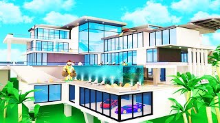 ZBUDOWAŁEM VILLE MILIONERA ZA 999,999,999$ w ROBLOX! (Mega Mansion Tycoon)