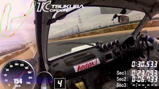 TC2000(Tsukuba Circuit) 58.286 GDB Impreza SpecC 2014/02/23 Attack 2014