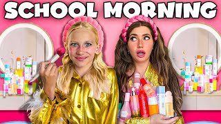 COPYiNG My 10 Year Old SiSTERS FiRST DAY OF SCHOOL MORNiNG ROUTiNE!!