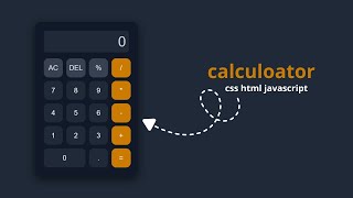 Calculator Project HTML CSS JavaScript | Build a Functional Calculator (Beginner to Pro)