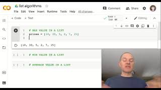 max value in a list - python