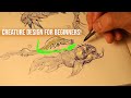 Easy Creature Drawing Tutorial Anyone Can Follow!