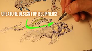 Easy Creature Drawing Tutorial Anyone Can Do!