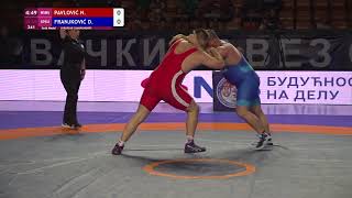 130 KG FINALE Pavlović Nemanja NSNS / Franjković Dejan SPSU - Prvenstvo Srbije za seniore 2023 NS