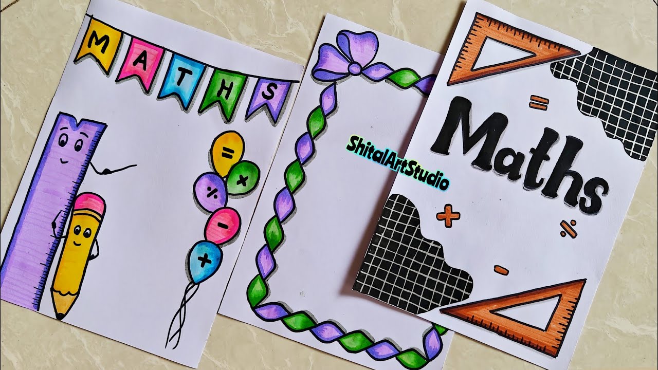 Simple Front Page Design Ideas For Maths Infoupdate Org