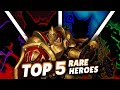 My Top 5 RARE HEROES in Guardian Tales! (w/ Ascension)