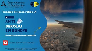 Semaine de consécration des JA : mardi 28 janvier 2025 - Eglise adventiste Galaad (Jour 4)