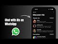 How to Chat with AI on WhatsApp (Step-by-Step Guide)