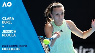 Clara Burel v Jessica Pegula Highlights | Australian Open 2024 Second Round