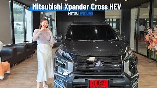 Mitsubishi Xpander Cross HEV สีเทาดำ ( กล้อง 360° + BSM + ชุดแต่ง VICTOR + จอหน้า 13 นิ้ว )