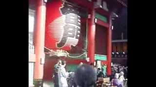 浅草寺雷門大ちょうちん奉納除幕式　asakusa kaminarimon