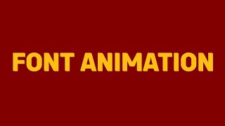 Font Change Animation - After Effects Tutorial