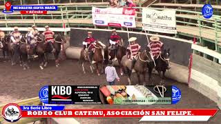 3RA SERIE LIBRE, RODEO CLUB CATEMU, ASOCIACIÓN SAN FELIPE, MEDIALUNA SANTA MARÍA