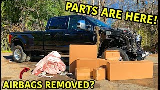 Rebuilding A Wrecked 2019 Ford F-450 Platinum Part 3