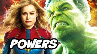 Captain Marvel is Most Powerful Avenger in Avengers Endgame Explained