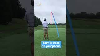 Golf ball tracing on your phone - easy with Ace Trace