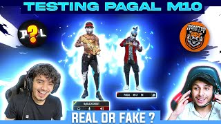 Pagal M10 Spotted ?🤯 In NonStop Gaming Guild Test🔥 | Elevator Vs Pagal M10 😱| Garena Free Fire