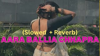 Aara Ballia Chhapra (Slowed + Reverb) Song | New Bhojpuri Song | Pawan Singh and Anupma Yadav | #new