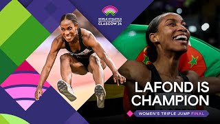 World-leading 15.01m for Thea LaFond | World Athletics Indoor Championships Glasgow 24
