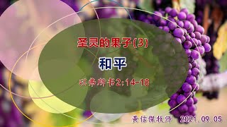 2021-09-05 圣灵的果子(3) 和平