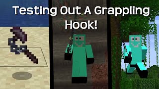 A Minecraft Mod That Adds A Grappling Hook To The Game!