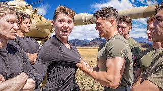 FITNESS INFLUENCERS VS US MARINES (Who Is Stronger?)