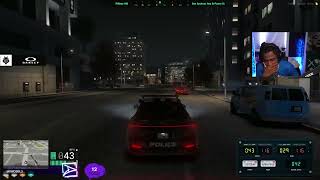 Dean breaks after hearing what Kyle Pred calls a fellow officer. | GTA NoPixel 4.0