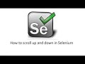 Handling Scrolling In Selenium Webdriver