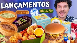 LANÇAMENTOS DE FAST FOOD / OUTBACK, PATTIES E RAGAZZO - Vale a pena?