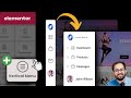 Vertical Slide Out Menu - Elementor