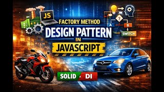 15. Factory Method Design Pattern in JavaScript | SOLID + Dependency Injection Explained