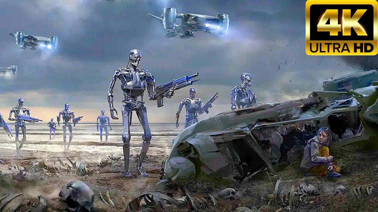 Terminator Future War Battle Scene 2025 4k Ultra Hd Youtube