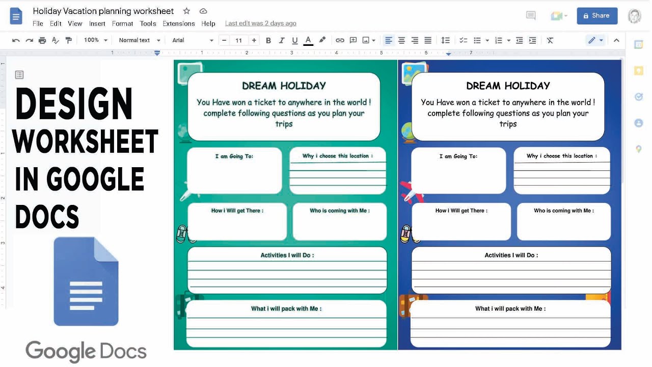 Create A Worksheet In Google Docs