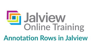 Annotation rows in Jalview