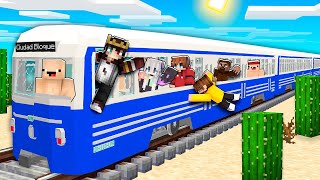 BAYDOKTOR İLE TREN YOLCULU YAPTIK 🚆  - Minecraft