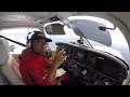 vfr flight following to bowman field in a piper turbo lance ii full flight vlog