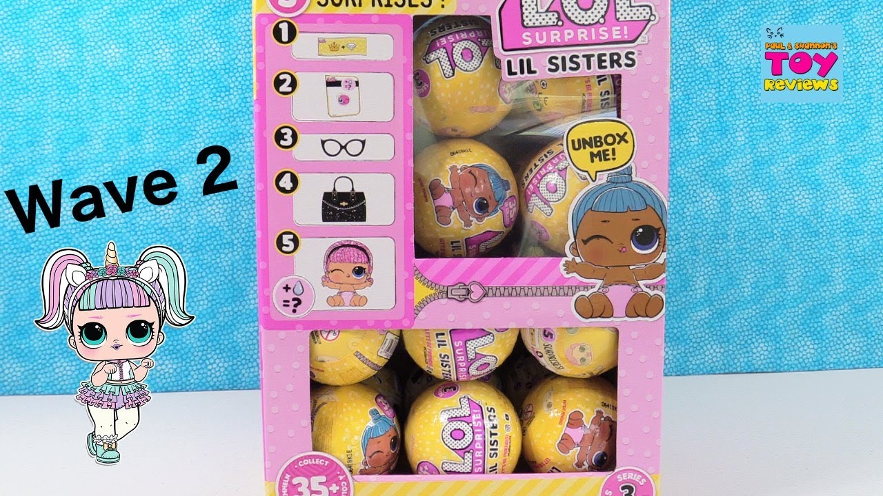 LOL Surprise Lil Sisters Series 3 Wave 2 Confetti Pop Palooza Toy ...