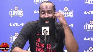 James Harden On If He Has Anything To Prove In The Playoffs, Breaks Down Kyrie &