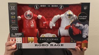 FAO SCHWARZ ROBO RAGE UNBOXING KIDS TOY VIDEO