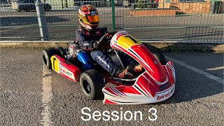 Whilton Mill 11th January 2025 IAME Inter practice 3 pre season testing