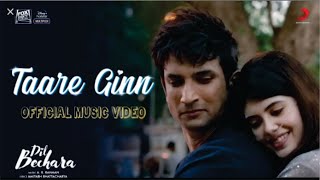 Dil Bechara - Taare Ginn Video Song | Sushant & Sanjana | A.R. Rahman | Mohit & Shreya | Mukesh