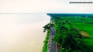 Veeranam lake top view