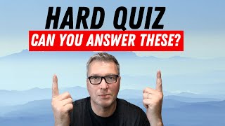 Hard Ultimate General Knowledge Trivia Quiz Game