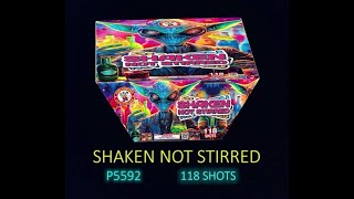 SHAKEN NOT STIRRED P5592 WINDA FIREWORKS 2025 NEW ITEMS