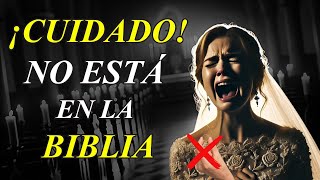 6 TRADICIONES que CREES que son bíblicas, pero NUNCA estuvieron en la BIBLIA